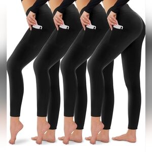Women's Black Leggings with Pockets